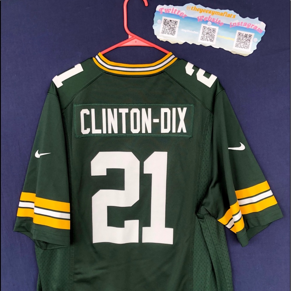 Retro “Ha Ha” Clinton-Dix Green Bay Packers Size L